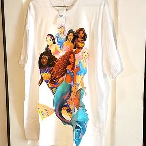Disney's Little Mermaid screenprint tee 1x
